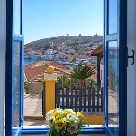 Yellow Oasis Traditional With Sea View * Chalki Town