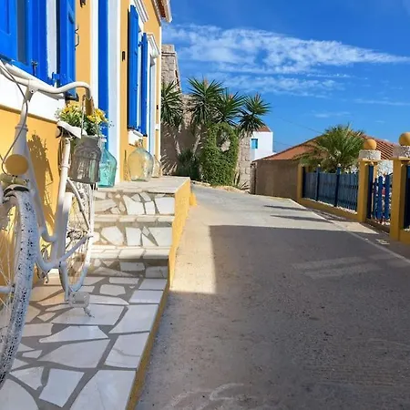 Yellow Oasis Traditional With Sea View Chalki Town