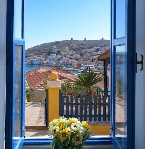 Yellow Oasis Traditional With Sea View * Chalki Town