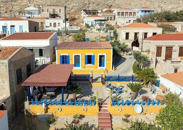 Yellow Oasis Traditional With Sea View * Chalki Town
