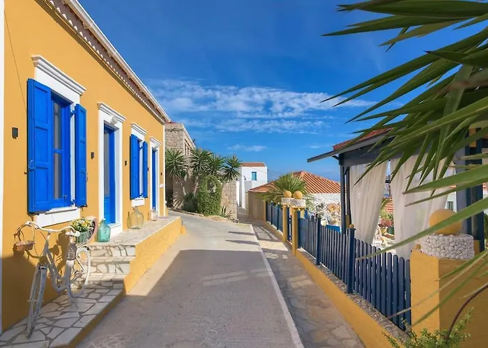 Yellow Oasis Traditional With Sea View * Chalki Town